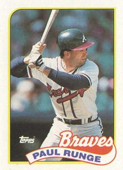 1989 Topps #38 Paul Runge Front