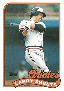1989 Topps #98 Larry Sheets Front