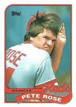 1989 Topps #505 Pete Rose Front