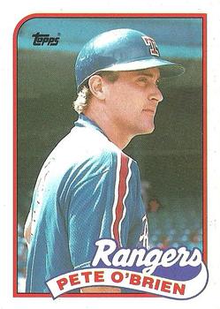 1989 Topps #629 Pete O'Brien Front