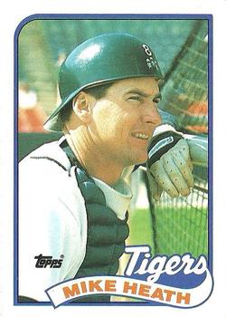 1989 Topps #743 Mike Heath Front