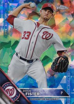 2016 Topps - Chrome Sapphire 65th Anniversary Edition #102 Doug Fister Front