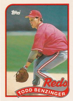 1989 Topps Traded #9T Todd Benzinger Front