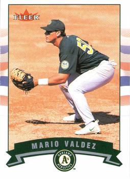 2002 Fleer - Gold Backs #58 Mario Valdez  Front