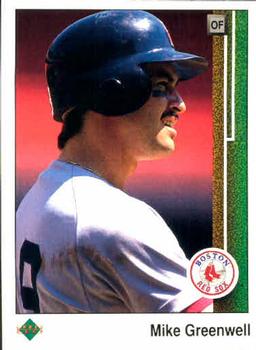 1989 Upper Deck #432 Mike Greenwell Front