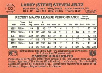 1990 Donruss #133 Steve Jeltz Back