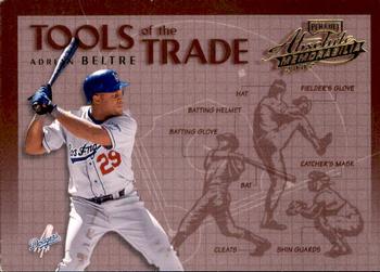 2002 Playoff Absolute Memorabilia - Tools of the Trade #TT-36 Adrian Beltre  Front