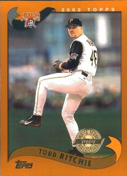 2002 Topps - Home Team Advantage #156 Todd Ritchie  Front