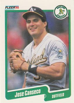 1990 Fleer #3 Jose Canseco Front