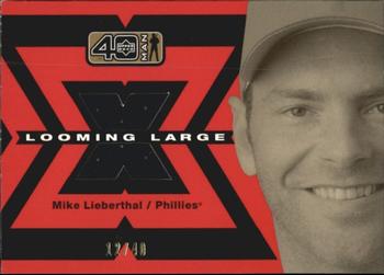 2002 Upper Deck 40-Man - Looming Large Gold #L-ML Mike Lieberthal  Front