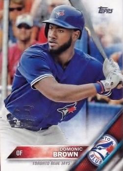 2016 Topps - 65th Anniversary #655 Domonic Brown Front