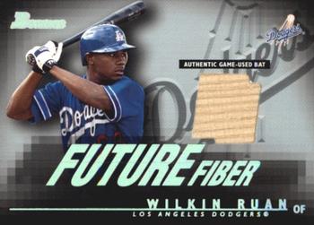 2003 Bowman - Future Fiber Bats #FF-WR Wilkin Ruan Front