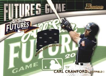 2003 Bowman - Futures Game Jerseys #FG-CC Carl Crawford Front