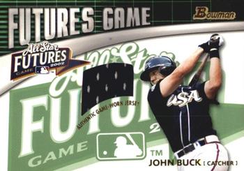 2003 Bowman - Futures Game Jerseys #FG-JB John Buck Front