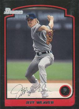 2003 Bowman - Uncirculated Silver #111 Jeff Weaver Front