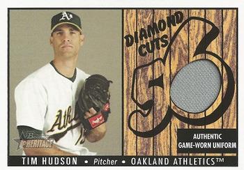 2003 Bowman Heritage - Diamond Cuts Relics #DC-THA Tim Hudson Front