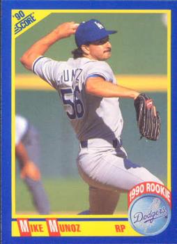 1990 Score #653 Mike Munoz Front