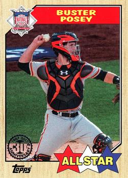2017 Topps - 1987 Topps Baseball 30th Anniversary #87-119 Buster Posey Front