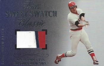 2003 Flair Greats - Sweet Swatch Classic Patch #NNO Carlton Fisk Front