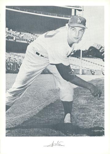 1962 Danny Goodman Los Angeles Dodgers Set C #NNO Stan Williams Front