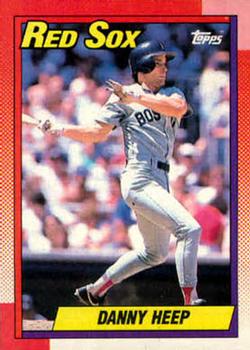 1990 Topps #573 Danny Heep Front