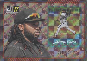 2017 Donruss - All-Stars Silver #AS-5 Johnny Cueto Front