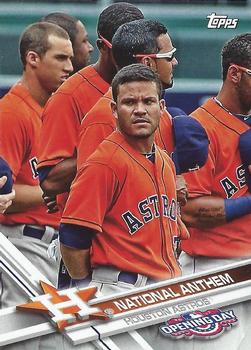 2017 Topps Opening Day - National Anthem #NA-11 Jose Altuve Front