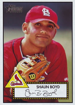 2001 Topps Heritage #111 Shaun Boyd Front
