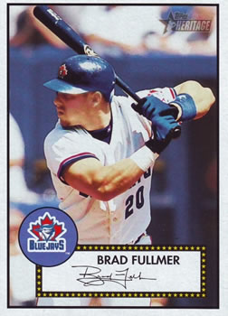 2001 Topps Heritage #188 Brad Fullmer Front