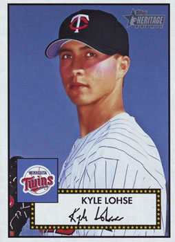 2001 Topps Heritage #250 Kyle Lohse Front