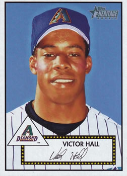 2001 Topps Heritage #293 Victor Hall Front