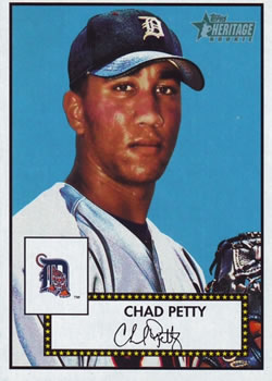 2001 Topps Heritage #297 Chad Petty Front