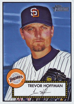 2001 Topps Heritage #338 Trevor Hoffman Front