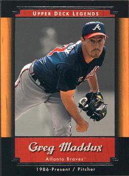 2001 Upper Deck Legends #49 Greg Maddux Front