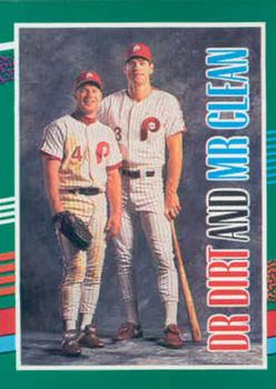 1991 Donruss #744 Dr. Dirt and Mr. Clean Front