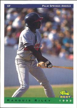 1993 Classic Best Palm Springs Angels #1 Marquis Riley Front