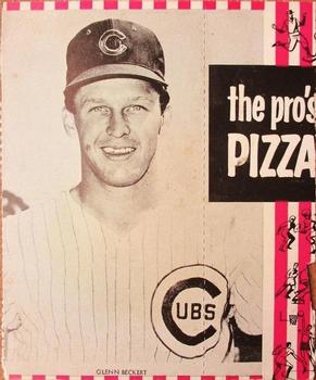 1967 Pro's Pizza Black & White #NNO Glenn Beckert Front