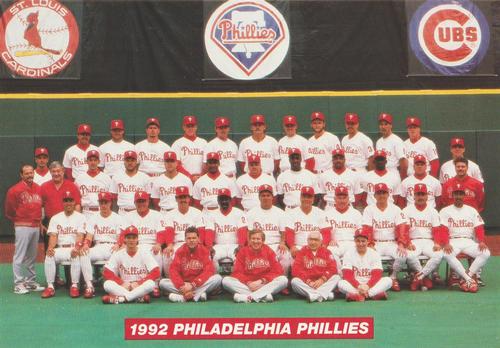 1992 Medford Philadelphia Phillies Photocards #NNO 1992 Phillies Team Front