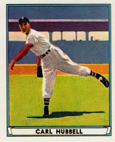 1977 Dover Publications Classic Baseball Cards Reprints #6 Carl Hubbell Front