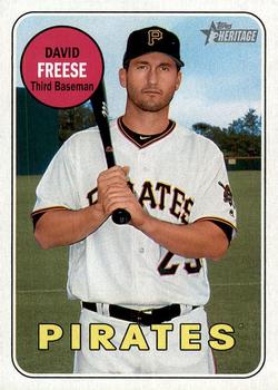 2018 Topps Heritage #497 David Freese Front