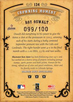 2004 Donruss Diamond Kings - Bronze #134 Roy Oswalt Back