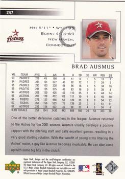 2002 Upper Deck #247 Brad Ausmus Back
