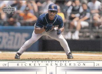 2002 Upper Deck #404 Rickey Henderson Front