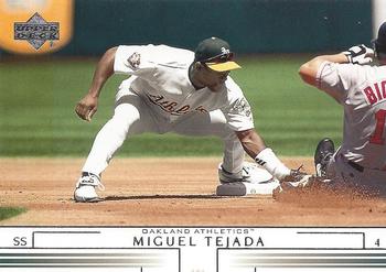 2002 Upper Deck #556 Miguel Tejada Front