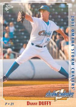 2011 MultiAd Omaha Storm Chasers #4 Danny Duffy Front
