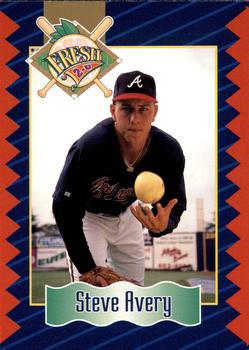 1993 Florida Dept. of Agriculture Fresh 2U Atlanta Braves #2 Steve Avery Front