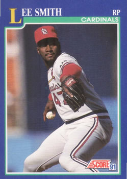 1991 Score #81 Lee Smith Front