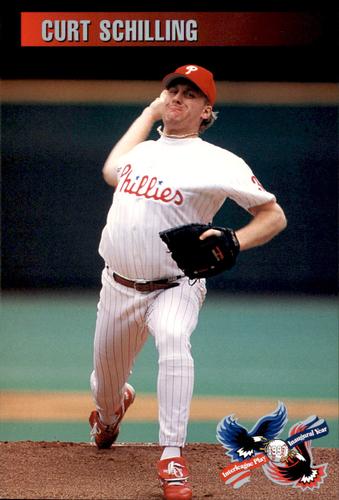 1997 Philadelphia Phillies Photocards #NNO Curt Schilling Front