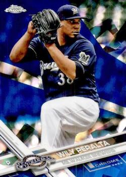 2017 Topps Chrome Sapphire Edition #70 Wily Peralta Front