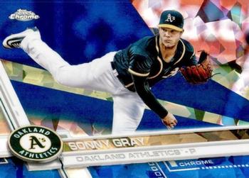 2017 Topps Chrome Sapphire Edition #177 Sonny Gray Front